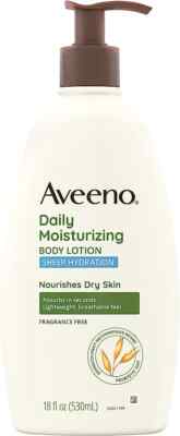 Aveeno Sheer Hydration Daily Moisturizing Fragrance-Free Lotion with Nourishing 