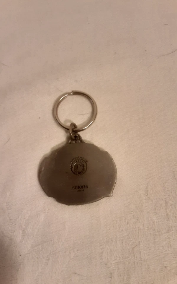 Florida Marlins MLB PEWTER Enamel Jet Fob Keychain Siskiyou 1996 - Image 2 of 2