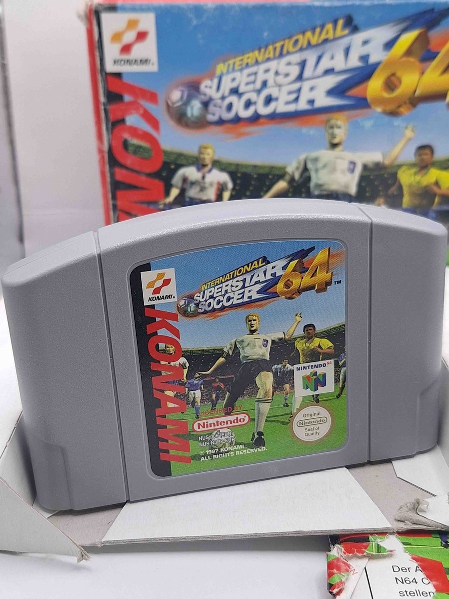 Nintendo 64 N64 International Superstar Soccer 64 Soccer ran Sat.1
