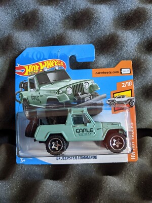 Hot Wheels HW Hot Trucks #84 grün '67 Jeepster Commando 2019 kurze Karte M10