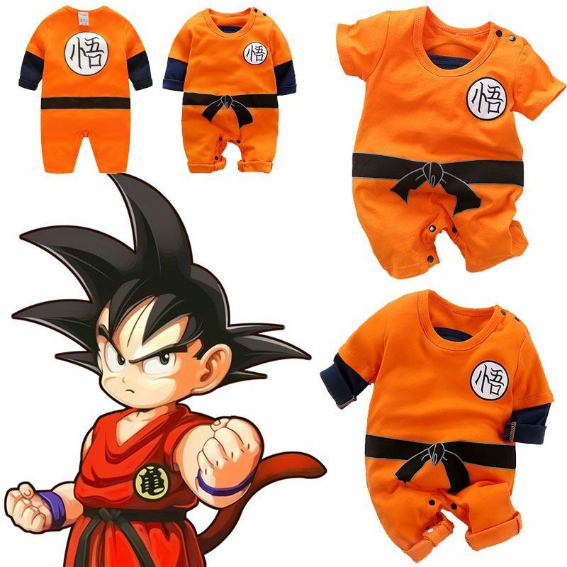 Baby Girls Dragon Ball Goku Costume Baby Boys Romper Jumpsuit Bodysuit  Outfits