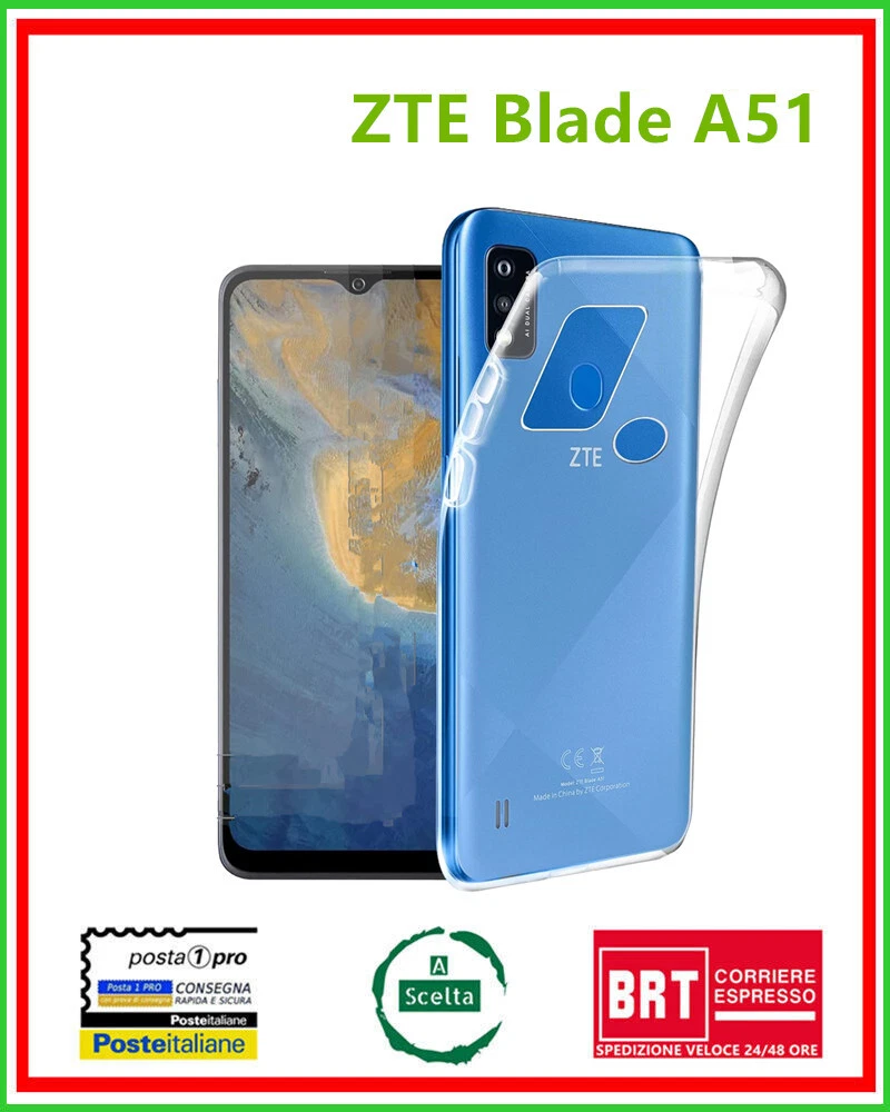 Tumundosmartphone Custodia Gel TPU Anti-Shock Trasparente Per OPPO A52 / A72