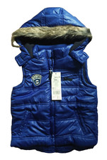 Size 3/4 F & F High Quality Fleece Lined Puffed Vest NWT