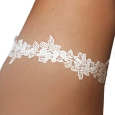 Wedding white Lace garter belt bridal lingerie women Gift Wedding Party Acces...