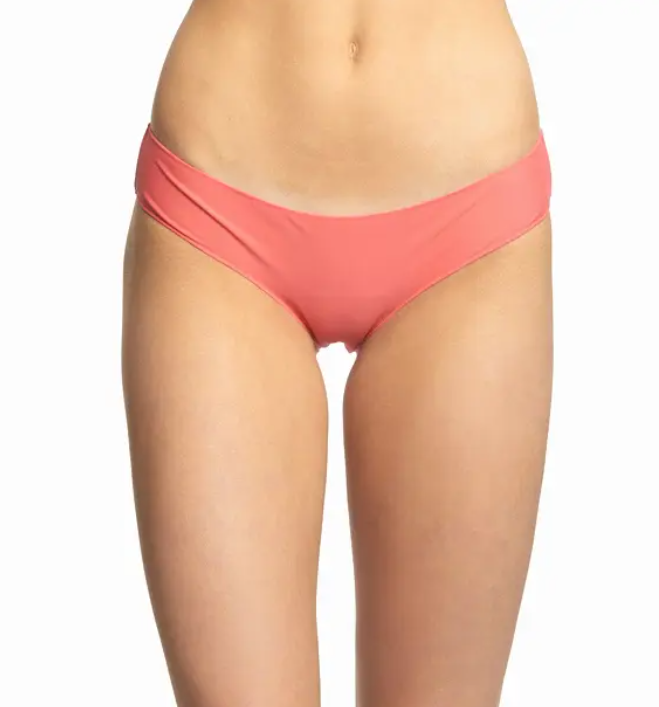 Rip Curl Women Classic Surf Aloha Pant Swim Bikini Bottom Coral
