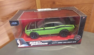 NIB LETTY'S DODGE CHALLENGER SRT8 FAST & FURIOUS™ 1:24 DIE-CAST BY