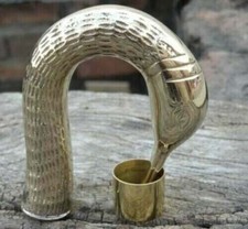 Antique Style Brass T-Head Handle For Designer Walking Cane Wooden Stick gift