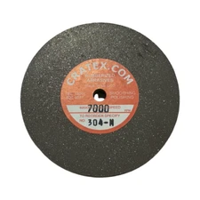 CRATEX 3″ × 1/4″ × 1/4″ Resin Bonded Rubber Wheel Medium Grit