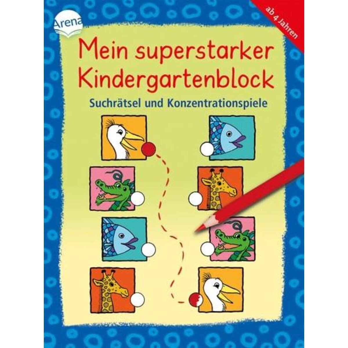 Thumbnail - Arena Mein Superstarker Kindergartenblock. Suchrätsel Und