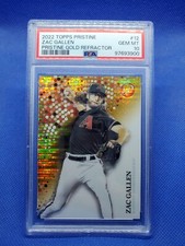 2022 Topps Pristine ZAC GALLEN PSA 10 Gold Refractor #/50 card DIAMONDBACKS