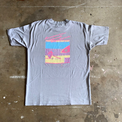 80s VINTAGE HAWAIIAN ISLAND CREATIONS HIC SURFING T-SHIRT SZ XS