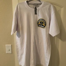 Streetwise Clothing Co Pushing Grams Double GraphicsT-Shirt White Size Large NWT