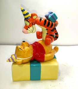 Disney Winnie The Pooh Happy Birthday Figure With Tigger Ebay