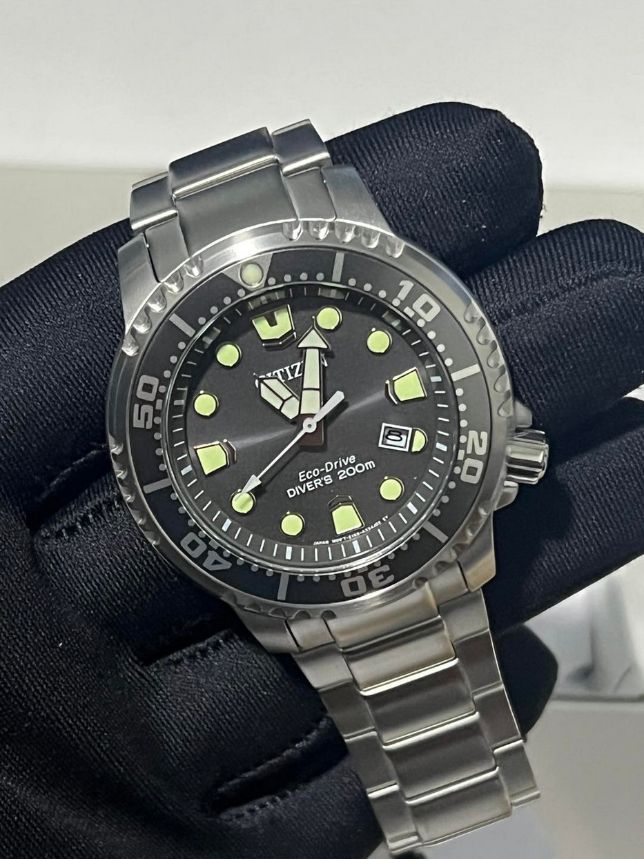 Citizen Promaster Diver Eco-Drive Men's Watch BN0167-50H Gray Dial Date Display