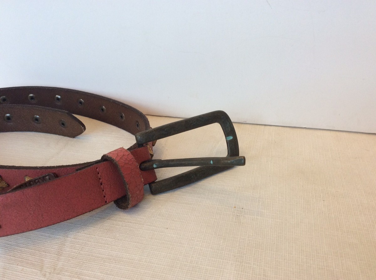 Liebeskind Berlin Leather Studded Skinny Belt LIEBESKIND BERLIN Vintage Y2K Liebeskind real leather rivets  main image 2