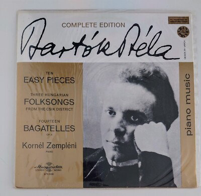 Bartók Béla Complete Edition LP | Ten Easy Pieces, Three Folksongs, Bagatelles