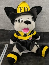 Classic Toy Co Vintage Dalmatian Plush Puppy Dog Firehouse Fireman 14  Firedog