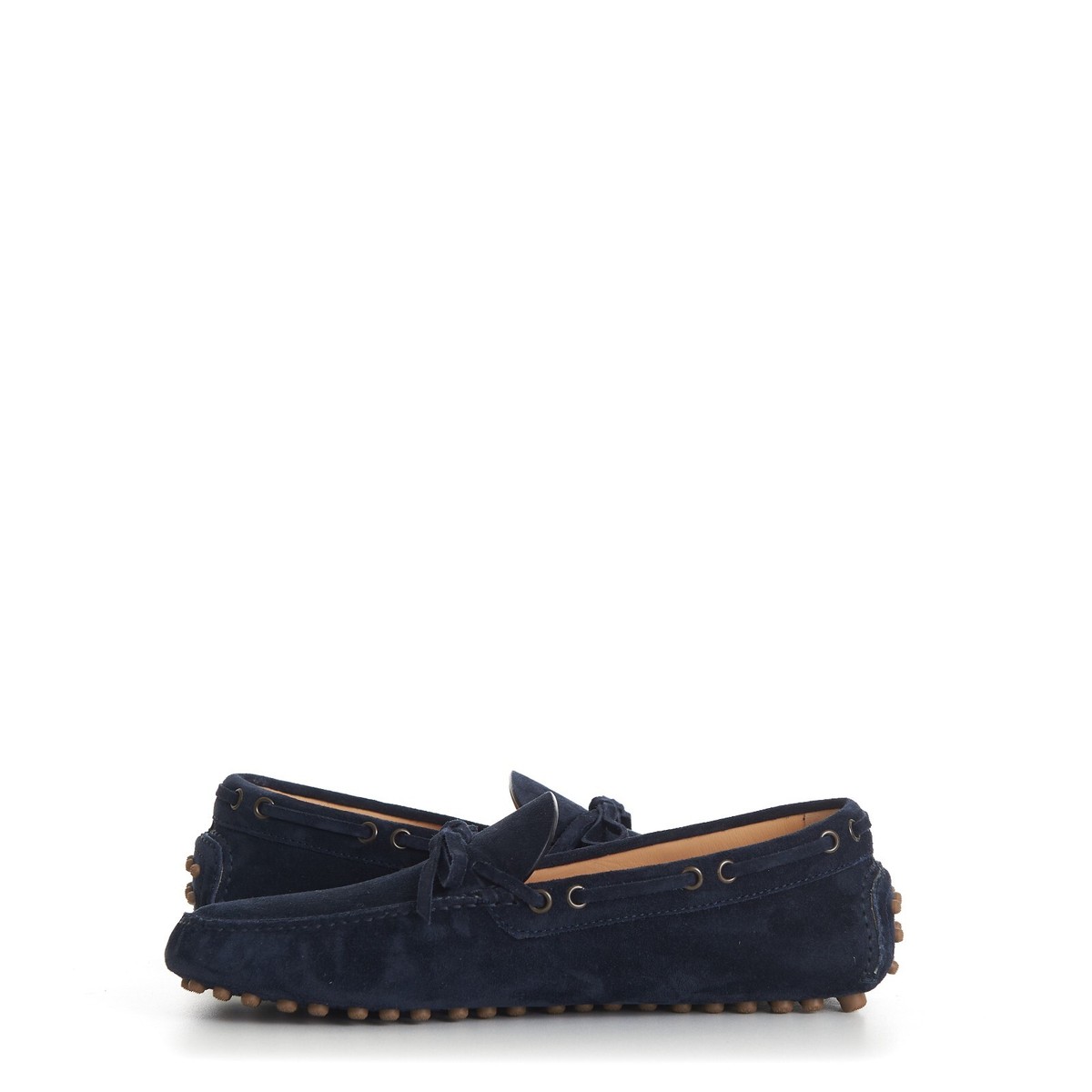 BRUNELLO CUCINELLI 795$ Dark Blue Driver Shoes Moccasin - Suede