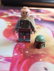 LEGO Star Wars Minifigure: Boba Fett w/ Beard Stubble (sw0396) 9496 Desert Skiff