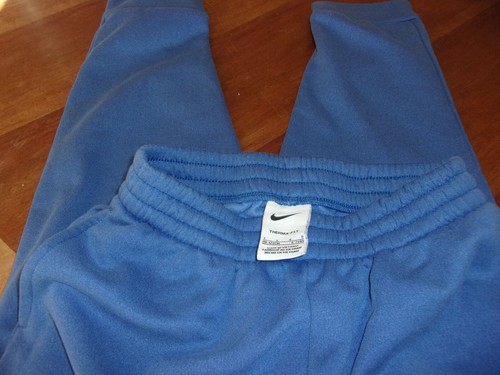 Nike Therma Fit blue fleece sweatpants child sz 7 - Picture 5 of 5