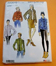 Simplicity R10019 8741 Misses Lined Jacket Variations Easy Sewing Pattern Sz6-24