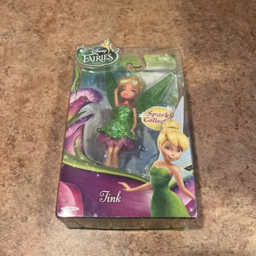 New in Box Disney Fairies Tink Figure Sparkle Collection