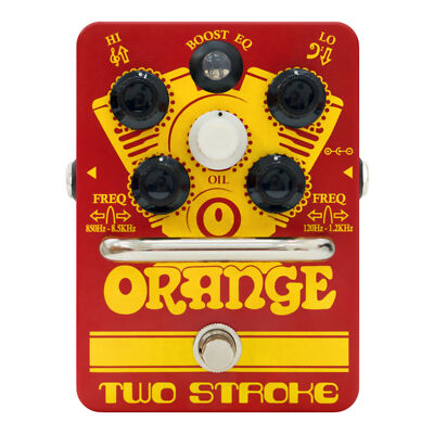 Orange Two Stroke Boost/EQ Effects Pedal
