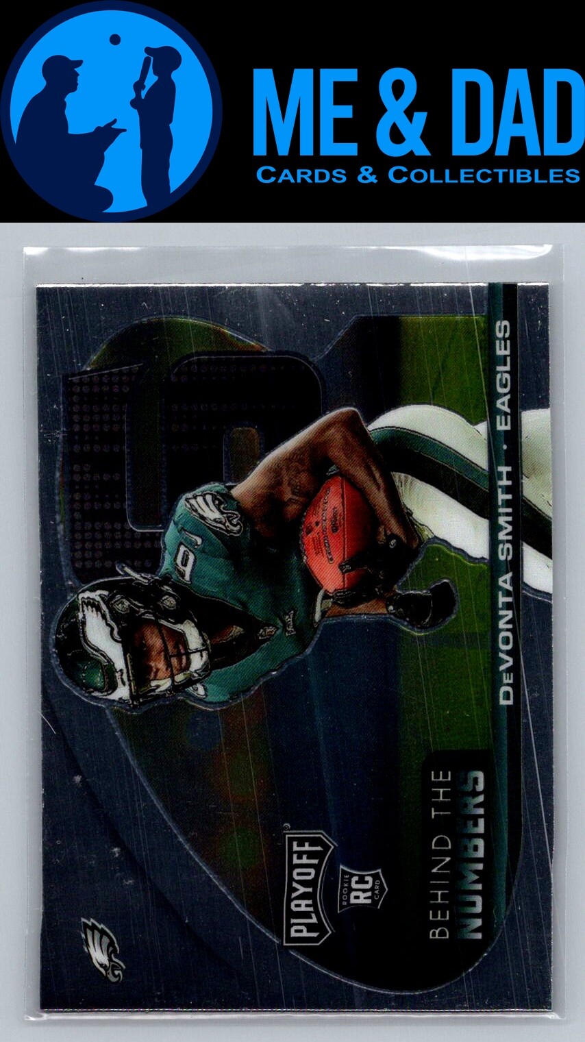 2021 Panini Playoff #BTN-DSM DeVonta Smith Behind the Numbers