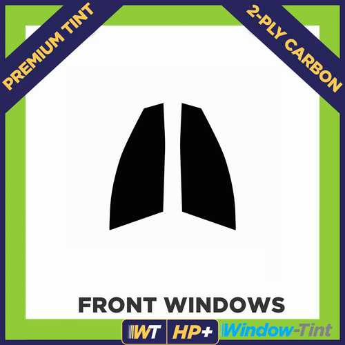 For Mazda 3 5-door Hatchback 2014+ Carbon Pre Cut Window Tint Front Premium HP+ - Picture 2 of 10