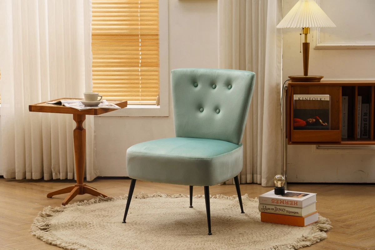 Velvet slipper chair deals