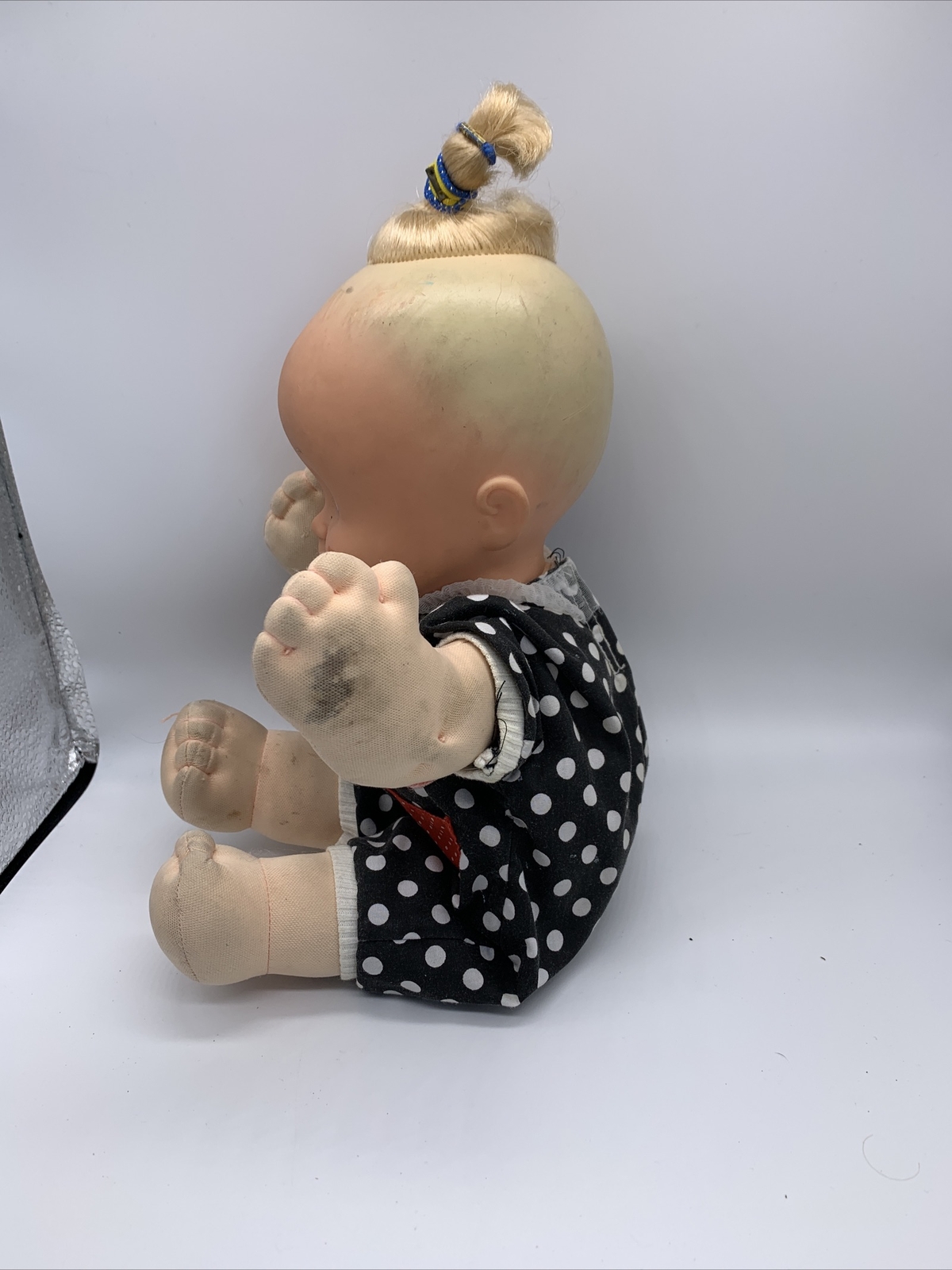 3 VINTAGE MATTEL MAGIC NURSERY Baby Dolls 1989 Original Clothes, Need Cleaning