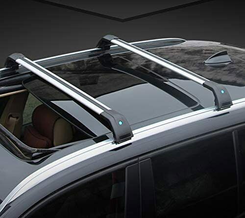 Lockable Crossbars Fits for Mazda CX9 CX-9 2016-2024 Roof Rack Rail Cross Bars - Picture 7 of 9