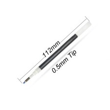 Pen Refill Ink For Pentel Tip 0.5mm LP2RF-8EF/UF Liquid Gel Pen Black/Blue Ink