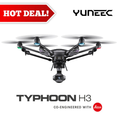 Yuneec Typhoon H3 Hexacopter with 1'' Sensor 4K Camera, ST16S Ground station (Bla