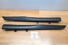  10-15 Oem Bmw F01 F02 Center Console Left Right Leather Nappa Black Trim Pair