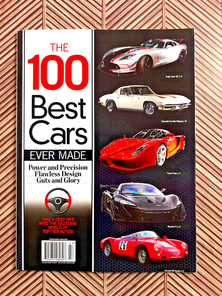 THE 100 BEST CARS EVER MADE MAGAZINE 2024 • POWER PRECISION WORLD