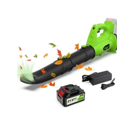 Huepar Huepar 21V Cordless Leaf Blower, 135MPH 321CFM 6 Speed Electric Blower fo