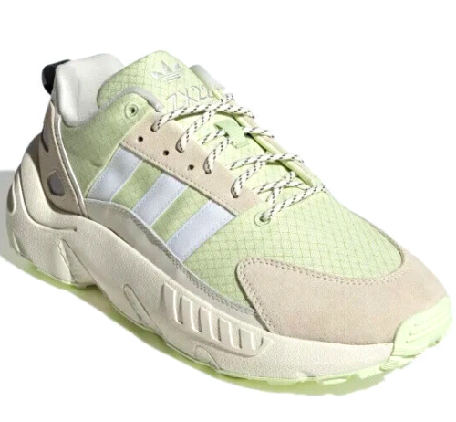 NEW Adidas Originals ZX 22 Boost GY5271 Off White Lime Running Shoes Men's 9