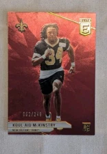 2024 Panini Donruss Elite Kool-Aid McKinstry #195 Rookie Maroon /249 Saints RC