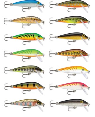 Rapala Countdown Cd7 Balsa Wood Crankbait Bass Fishing Lure 2 3/4