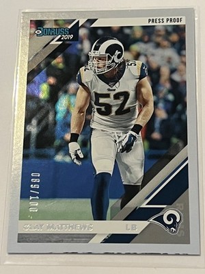 2019 Panini Donruss - Clay Matthews #99 Press Proof Silver /100
