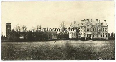 Orig. Foto Panorama Schloss Turm bei Flugplatz FA.13 in Nord Frankreich ca. 1917