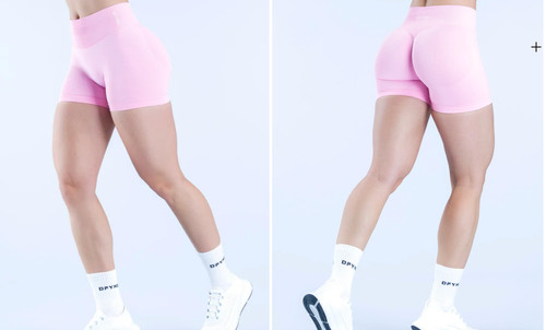 Dfyne Impact Shorts 4.5" Light Rose Pink S