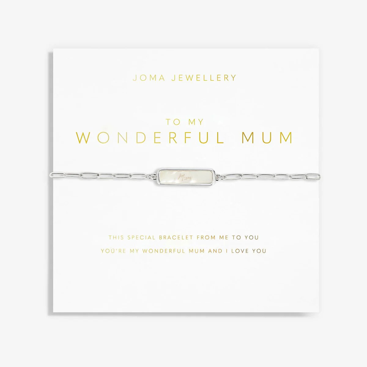 Joma Jewellery My Moments 'To My Wonderful Mum' Bracelet