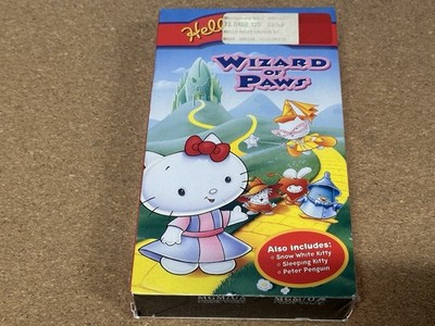 Hello Kitty - Wizard of Paws (VHS, 1998, Family Entertainment) for