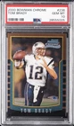 2000 BOWMAN CHROME #236 TOM BRADY ROOKIE RC PSA 10