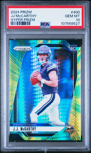 2024 Panini Prizm J.J. McCarthy [Pink] #400 card