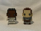 LEGO Brickheadz Star Wars Rey (41602) and Finn (41485) Figures Only