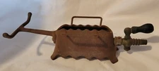 Antique Gas Cast Iron Heat Burner Stand Curling Iron Tool Holder