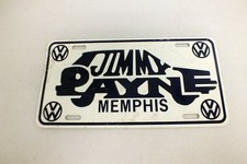 Vtg Jimmy Payne Memphis Tn Vw Volkswagen Dealer License Plate Frame Advertising Vtg Jimmy Payne Memphis Tn Vw Volkswagen Dealer License Plate Frame Advertising